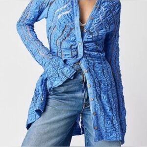 Free People Shayla Lace  Mini Dress